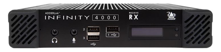 Adder AdderLink INFINITY 4000 Series 4001 - Video/Audio/USB-Verlängerungskabel - Empfänger - 10GbE - 5GbE - bis zu 100 m