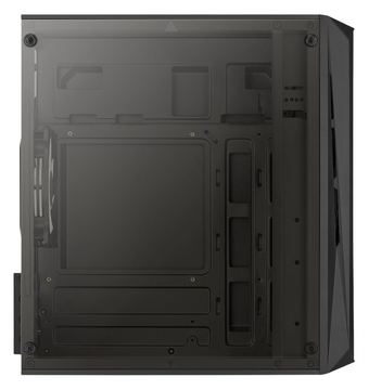 AEROCOOL ADVANCED TECHNOLOGIES AeroCool CS-107-A-BK-v2 - MT - micro ATX - Seitenteil mit Fenster (Acryl) von LumaTech