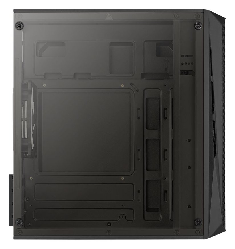 AEROCOOL ADVANCED TECHNOLOGIES AeroCool CS-107-A-BK-v2 - MT - micro ATX - Seitenteil mit Fenster (Acryl)