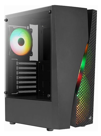 AEROCOOL ADVANCED TECHNOLOGIES AeroCool Wave - Mid tower - ATX - Seitenteil mit Fenster (gehärtetes Glas)
