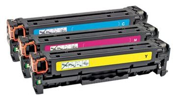 AgfaPhoto 3er-Pack - Gelb, Cyan, Magenta - Tonerpatrone (Alternative zu: HP 312A, HP CF383A, HP CF382A, HP CF381A,...) von LumaTech