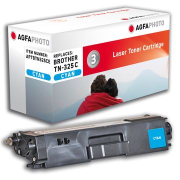 AgfaPhoto Cyan - kompatibel - Tonerpatrone (Alternative zu: Brother TN325C) von LumaTech