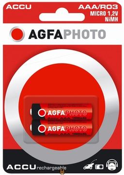 AgfaPhoto Power 1000 - Batterie 2 x AAA - NiMH - (wiederaufladbar) von LumaTech