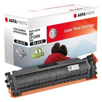 AgfaPhoto Schwarz - kompatibel - Tonerpatrone (Alternative zu: HP 30X, HP CF230X) von LumaTech