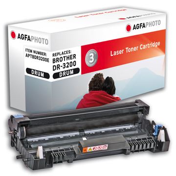 AgfaPhoto Schwarz - kompatibel - Trommeleinheit (Alternative zu: Brother DR3200) von LumaTech
