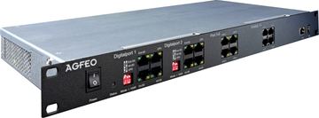 AGFEO ES 628 IT - Hybrid PBX - 1U - in Rack montierbar von LumaTech