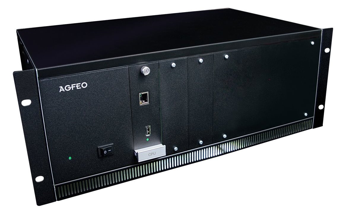 AGFEO ES 730 IT - Hybrid PBX - 4U - in Rack montierbar