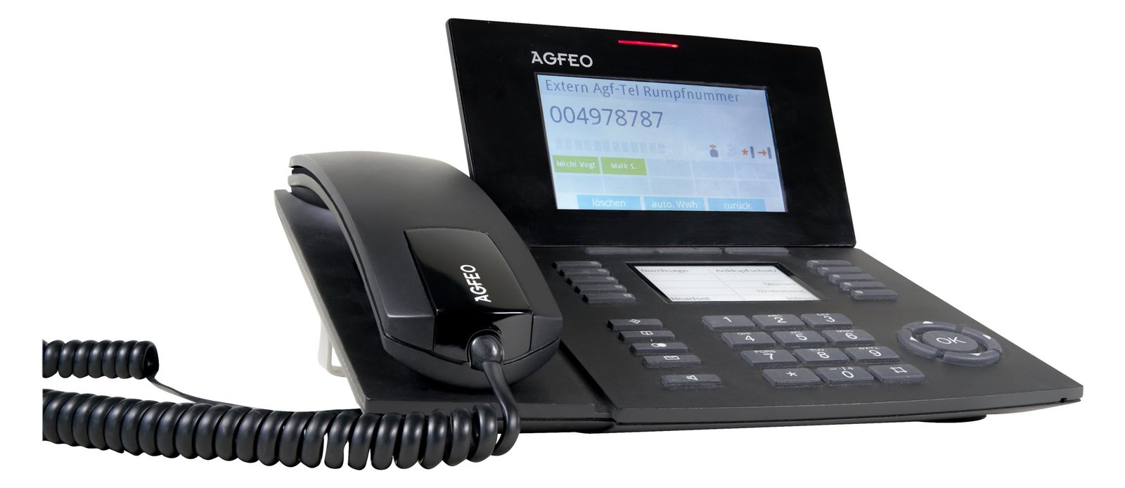 AGFEO ST 56 SENSORfon - Digitaltelefon - weiß