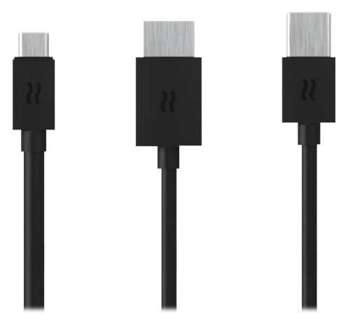 Airtame Aircord - Video-Verteiler - 24 pin USB-C männlich zu USB, HDMI