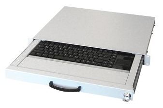 Aixcase AIX-19K1UKDETP-W - Tastatur - rack-montierbar von LumaTech
