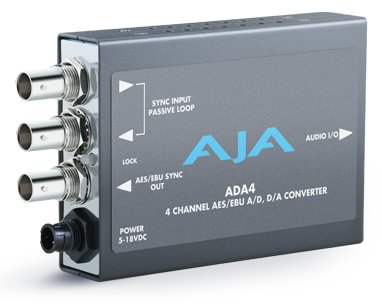 AJA ADA4 - Bidirektionaler A/D- und D/A-Audiowandler