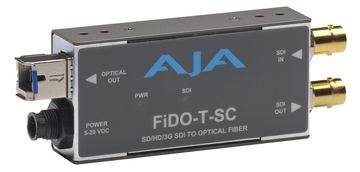 AJA FiDO-T-SC Single Channel SDI to SC Fiber with Looping SDI Output von LumaTech