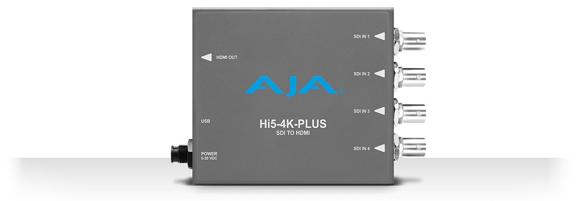 AJA Hi5-4K-Plus - 3G-SDI auf HDMI Video