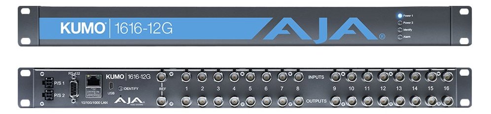 AJA KUMO Compact 16x16 12G-SDI Router - Video/Audio-Schalter