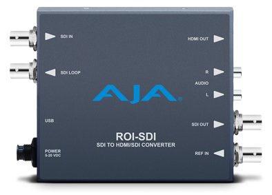 AJA ROI-SDI - 0 - 40 °C - -40 - 60 °C - 10 - 90% - 146,4 mm - 102,1 mm - 22,9 mm