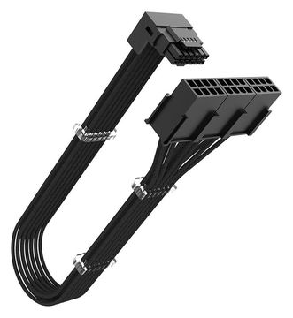 Akasa Kabel G-Nexus PX24 AK-CBPW31-30BK 12+4-polig RA m auf 3x8-polig w - Kabel - 0,3 m von LumaTech