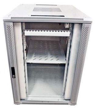 ALLNET 156702 - 22U - Freistehendes Gestell - Grau - Stahl - Geschlossen - 48,3 cm (19 Zoll) von LumaTech