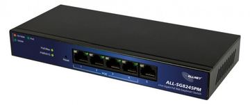 ALLNET ALL-SG8245PM Netzwerk-Switch Managed L2 Gigabit Ethernet (10/100/1000) Schwarz Power over Ethernet (PoE) von LumaTech