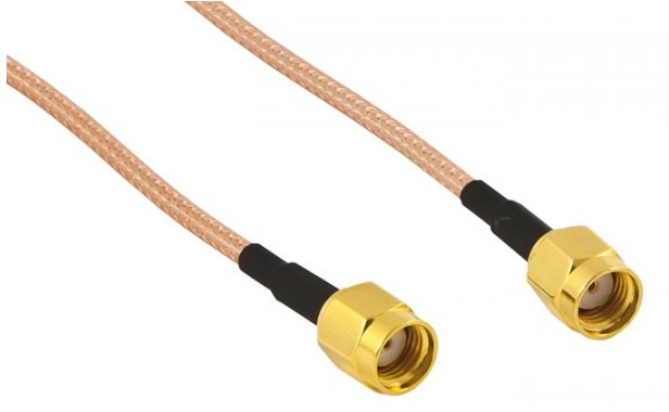 ALLNET ANT-PIG-RSMA-RSMA-30 Koaxialkabel R-SMA 0,3 m Gold von LumaTech