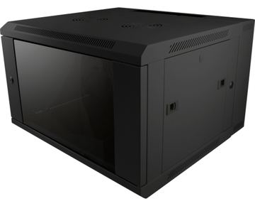 ALLNET SMB Series - Schrank Netzwerkschrank - geeignet für Wandmontage - Schwarz, RAL 9005 - 18U - 48.3 cm (19) von LumaTech
