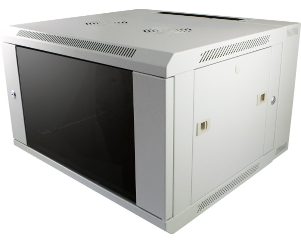 ALLNET SMB6606, 23 kg, Grau - 19 Wandgehäuse - 6HE - 2-teilig - T600mm - Lichtgrau