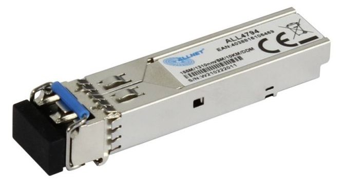 ALLNET Switch Modul ALL4794 SFP Mini-GBIC 100Mbit FX/LC 10Km single - Switch - Glasfaser (LWL)