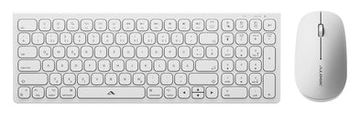 Alogic Echelon Compact USB-C BT Keyboard + Mouse White - Tastatur - USB Typ C - TL: Deutsch, QWERTZ von LumaTech