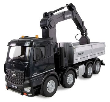 Amewi Mercedes Arocs Kranwagen m. Kipper 8x4/4 4WD 1 18 RTR von LumaTech