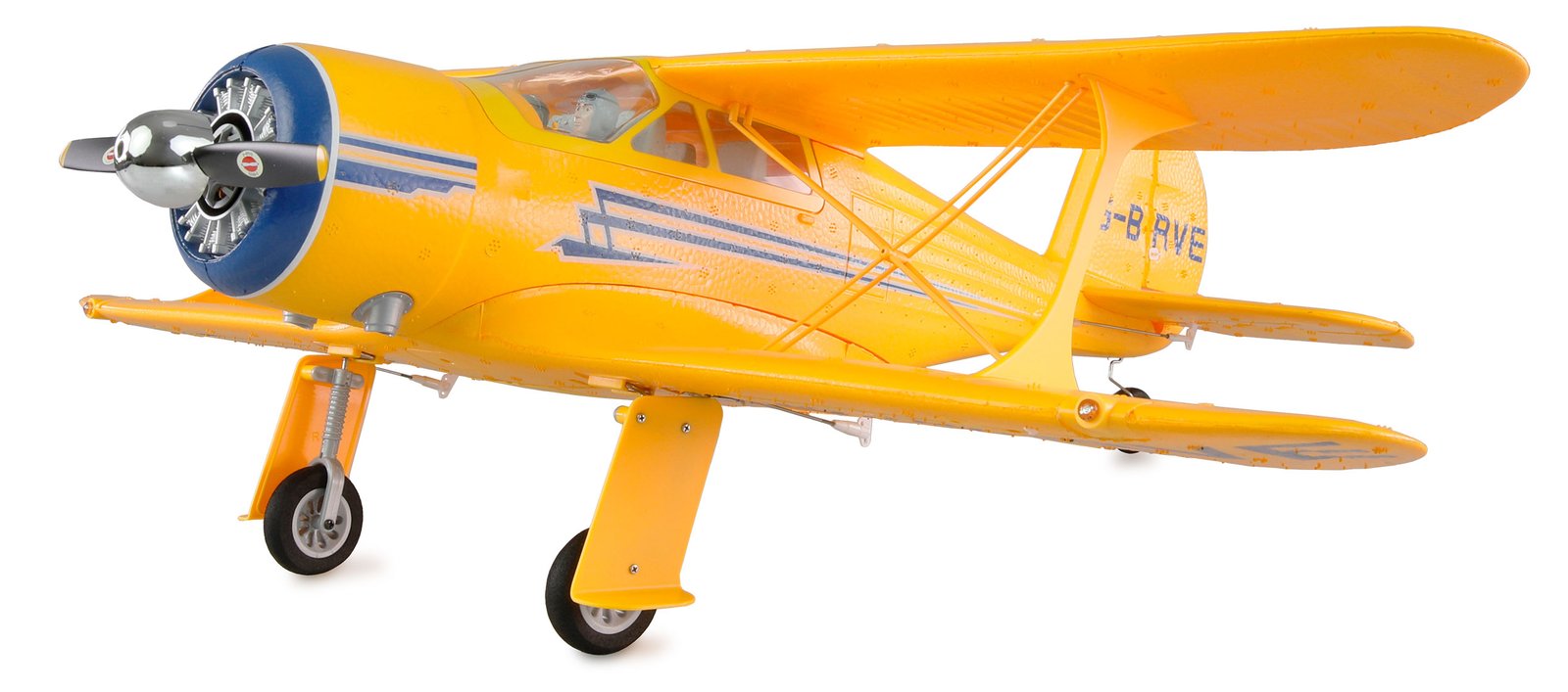 Amewi Motorflugzeug AMXflight Beech D17s Gelb 3D 6G RTF