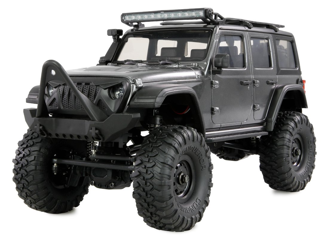 Amewi RC Crawler Mini-D90 AMXRock 4WD 1 16 RTR grau
