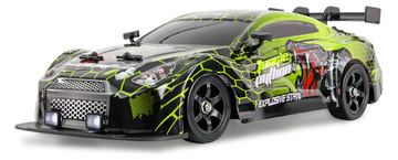 Amewi RC Drift Sport GTR 4WD 1:16 RTR grün von LumaTech