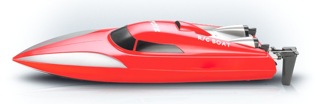 Amewi Speedboot 7012 Mono - Betriebsbereit (RTR) - Rot - Boot - Elektromotor - 2.4 GHz - Lithium-Ion (Li-Ion)