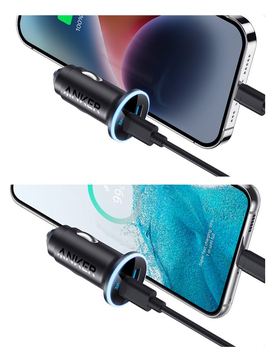 Anker Innovations Anker 323 - Auto-Netzteil - 52.5 Watt - 3 A - IQ 3.0, Fast Charge - USB, 24 pin USB-C von LumaTech