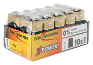 Ansmann 5015711 - Einwegbatterie - 6LR61 - Alkali - 9 V - 10 Stück(e) - Mehrfarbig