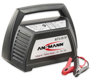 Ansmann ALCT6-24/10 - 6/12/24 V - 10 A - 230 V - Kurzschluß - Schwarz - 270 mm von LumaTech