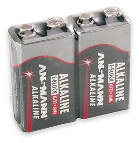 Ansmann E-BLOCK - Batterie 2 x 6LF22 - Alkalisch