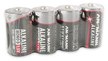Ansmann Mono D - Batterie 4 x LR20 - Alkalisch von LumaTech