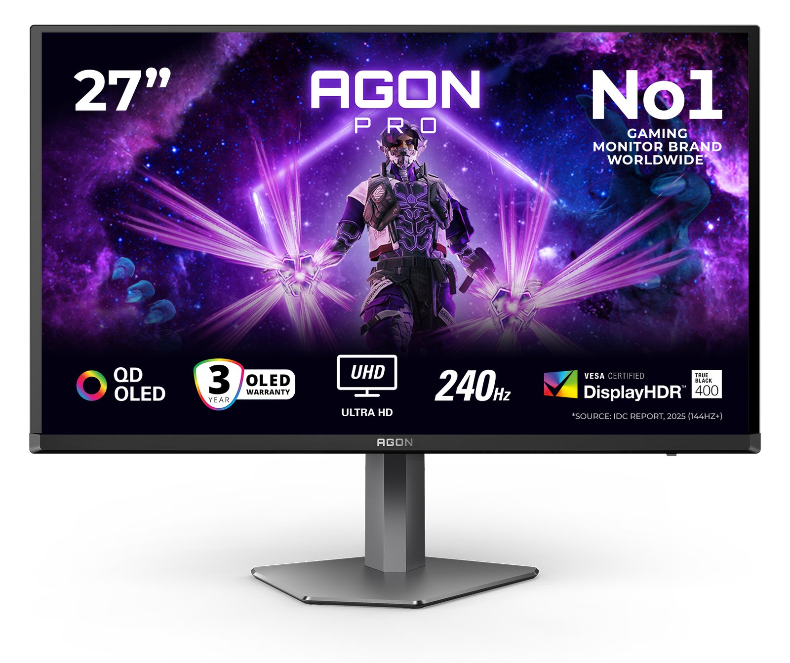 AOC AGON PRO AG276UZD - OLED-Monitor - Gaming - 68.6 cm (27)