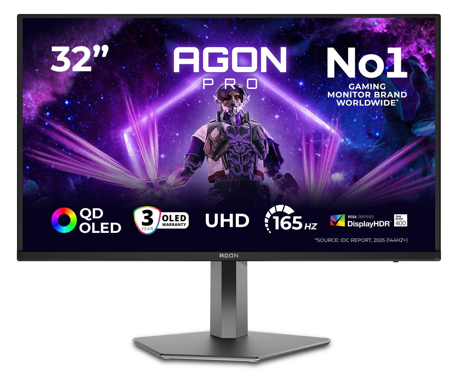 AOC AGON PRO AG326UD - OLED-Monitor - Gaming - 81.3 cm (32)