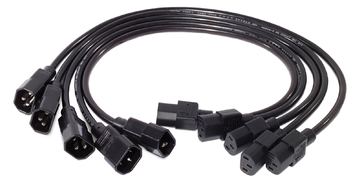 APC Stromkabel - power IEC 60320 C13 zu IEC 60320 C14 von LumaTech