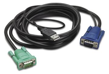 APC Tastatur- / Video- / Maus- (KVM-) Kabel - USB, HD-15 (VGA) von LumaTech