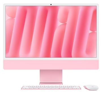 Apple iMac - M4 - RAM 16 GB - SSD 256 GB - Apple M4 8-core - Monitor: LED 61 cm (24)(4.5K) - pink - TL: Deutsch, QWERTZ von LumaTech