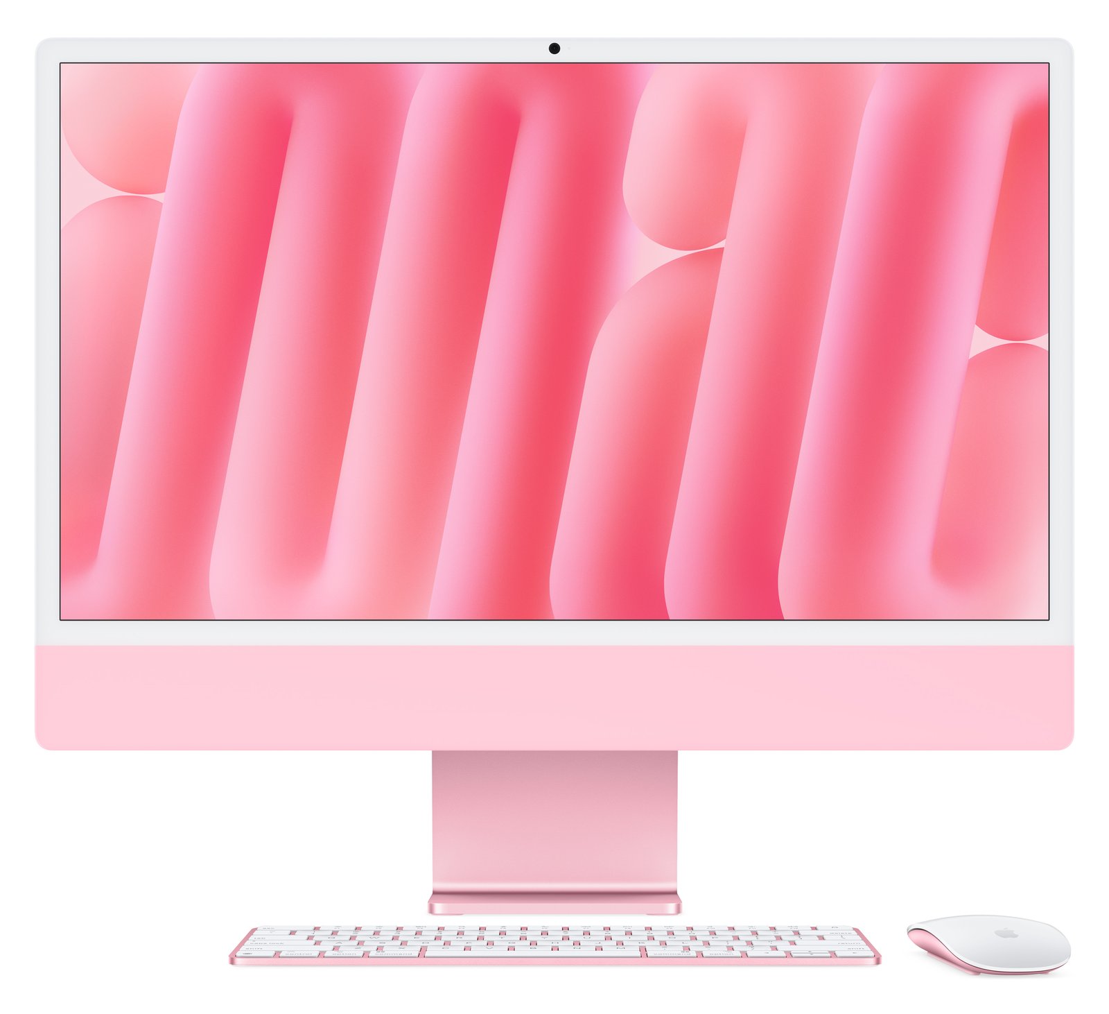 Apple iMac - M4 - RAM 16 GB - SSD 256 GB - Apple M4 8-core - Monitor: LED 61 cm (24)(4.5K) - pink - TL: Deutsch, QWERTZ