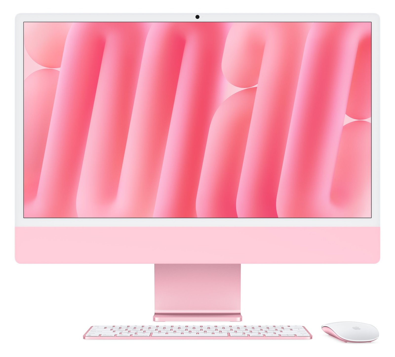 Apple iMac - M4 - RAM 24 GB - SSD 512 GB - Apple M4 10-core - Monitor: LED (24)(4.5K) - pink - TL: Deutsch, QWERTZ