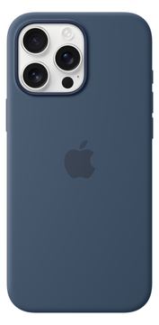Apple iPhone 16 Pro Max Silikon Case mit MagSafe - Denim von LumaTech