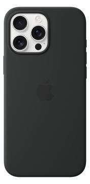 Apple iPhone 16 Pro Max Silikon Case mit MagSafe - Schwarz von LumaTech
