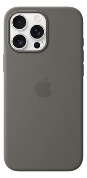 Apple iPhone 16 Pro Max Silikon Case mit MagSafe - Stone Grey von LumaTech