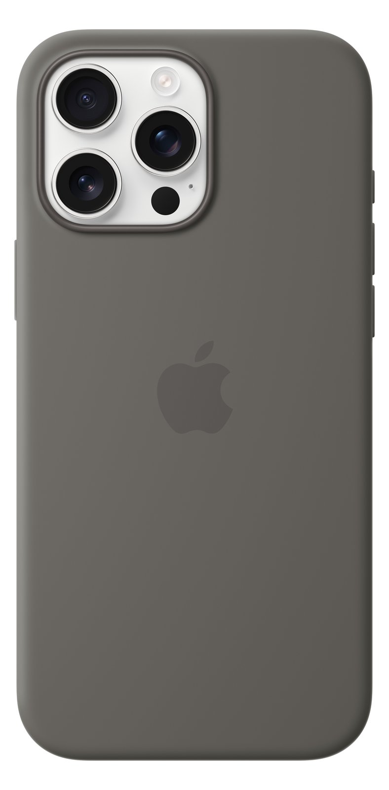 Apple iPhone 16 Pro Max Silikon Case mit MagSafe - Stone Grey