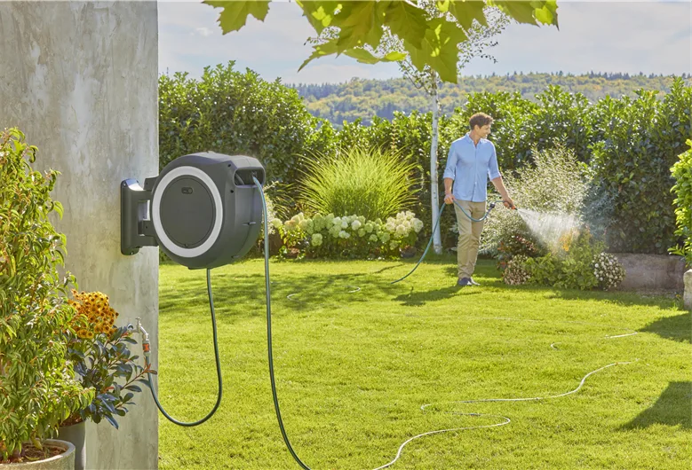 Gardena PowerRoll XXL Akku-Wand-Schlauchbox inkl. Akku 2.5Ah, Ansicht 4