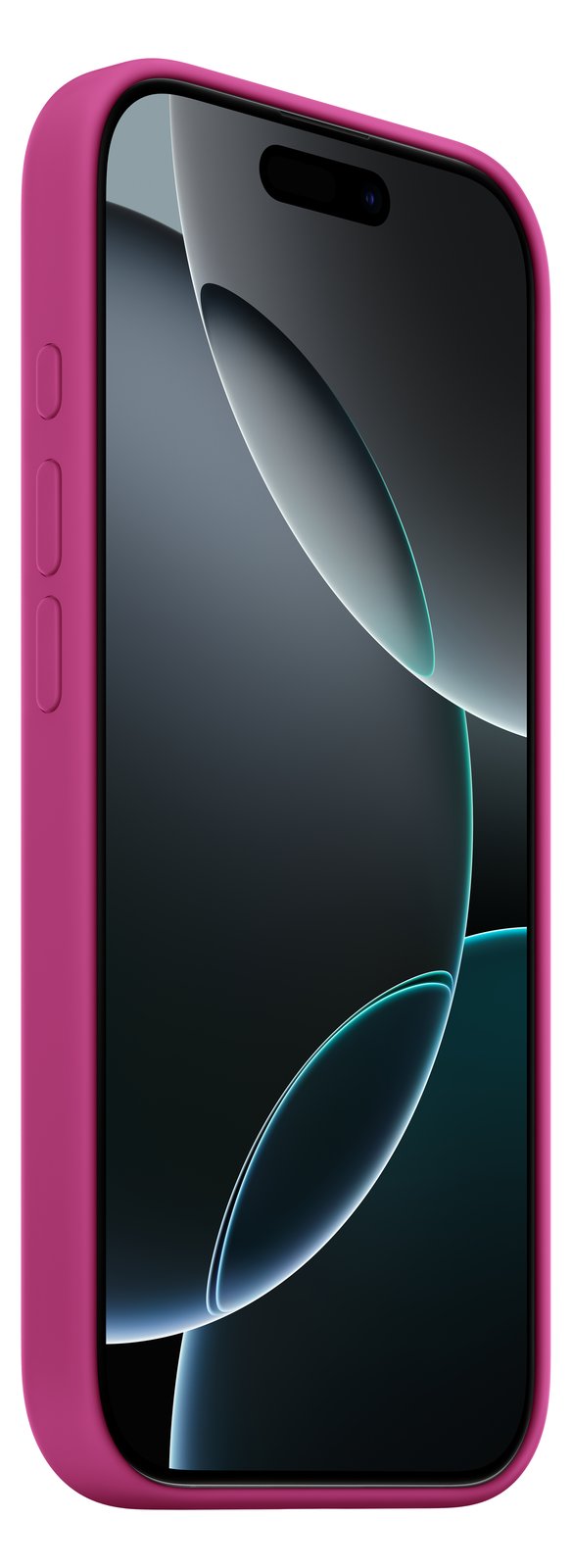 Apple iPhone 16 Pro Silikon Case mit MagSafe - Magentafarben